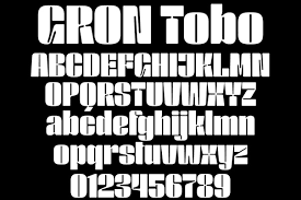 Шрифт GRON Tobo